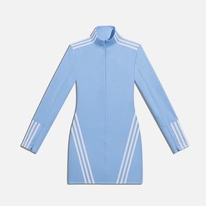 Adidas women’s x ivy park full zip latex dress | ivy park icy latex dress